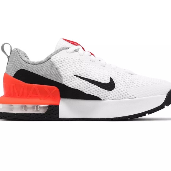 Nike Men\'s AIR MAX ALPHA TRAINER 6 Smoke Grey - White Workout Shoes Size 12 New main image 4